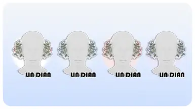 LIN-DIAN Baby's breath headpiece
