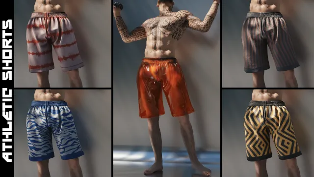 Athletic Shorts - MascV - ArchiveXL - Vanilla - Gymfiend - Atlas