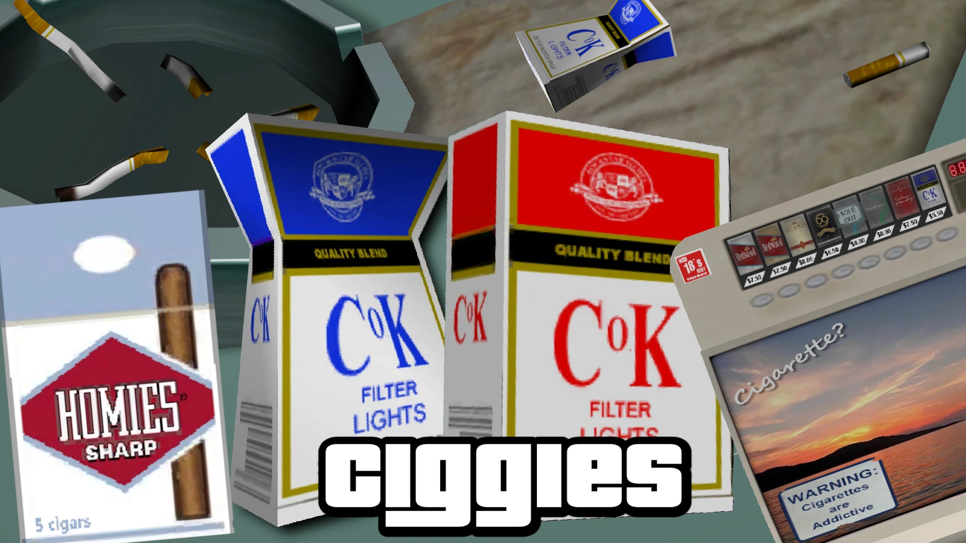 Higher Res Cigs and Packs - Kiosk and Vending Machine update (No AI slop)