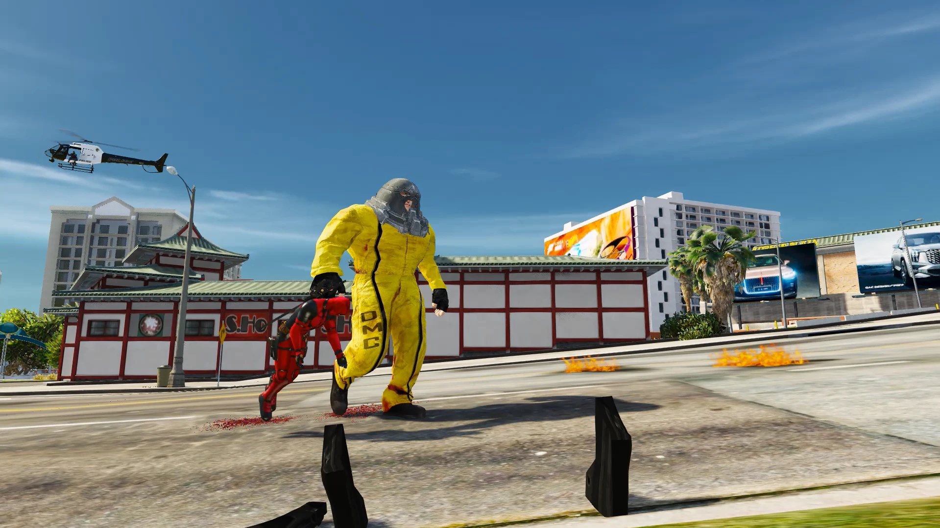 毁灭日战甲 GTA V 模组（来自死侍2）