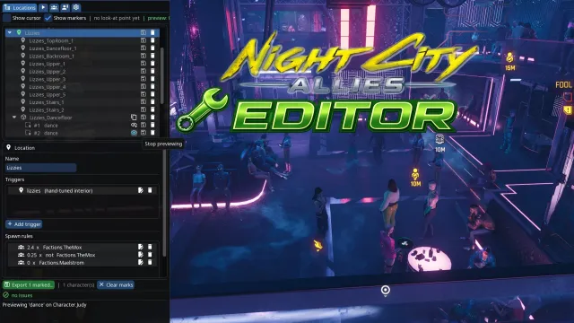 EDITOR for Night City Allies