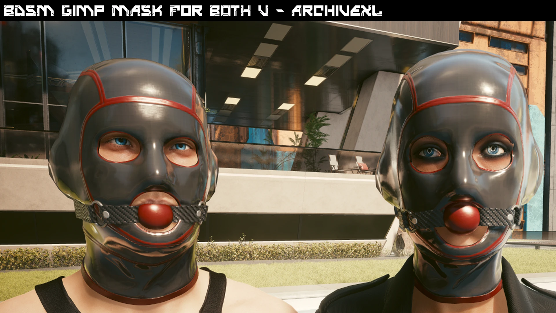 BDSM Gimp Mask - Both V - ArchiveXL