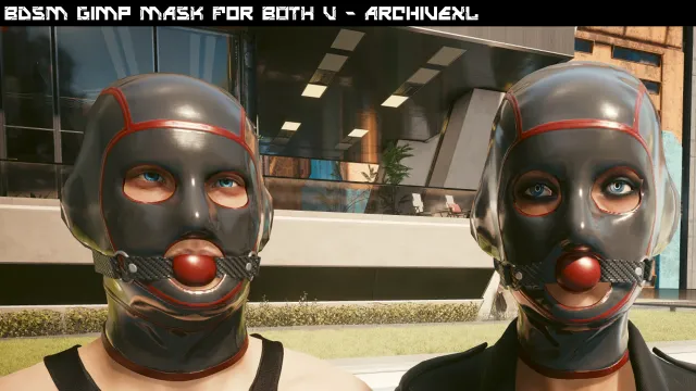 BDSM Gimp Mask - Both V - ArchiveXL