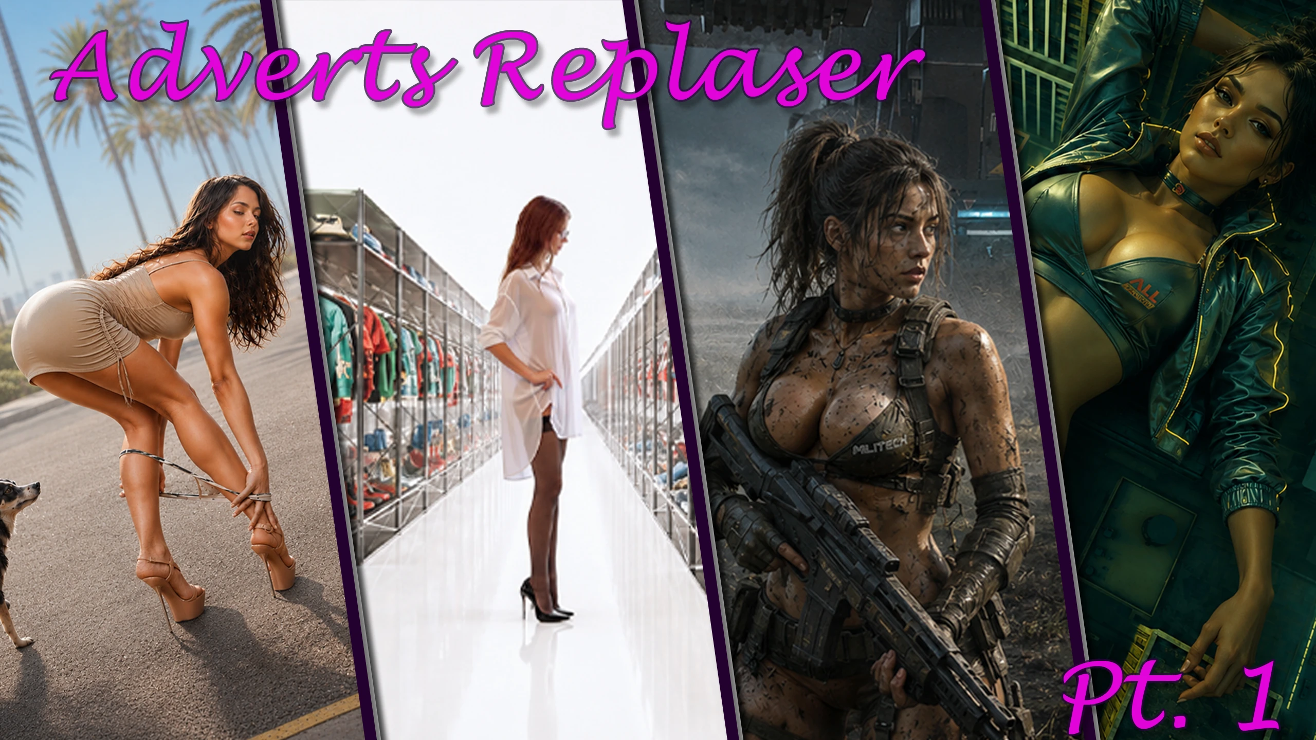 Erotic and sexy adverts replacer. Part 1