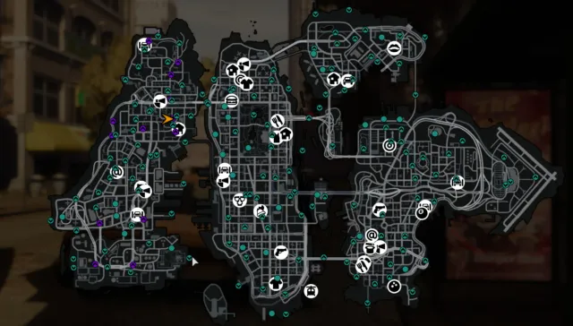 Collectibles on the map - Pigeons Seagulls and Stunt Jumps