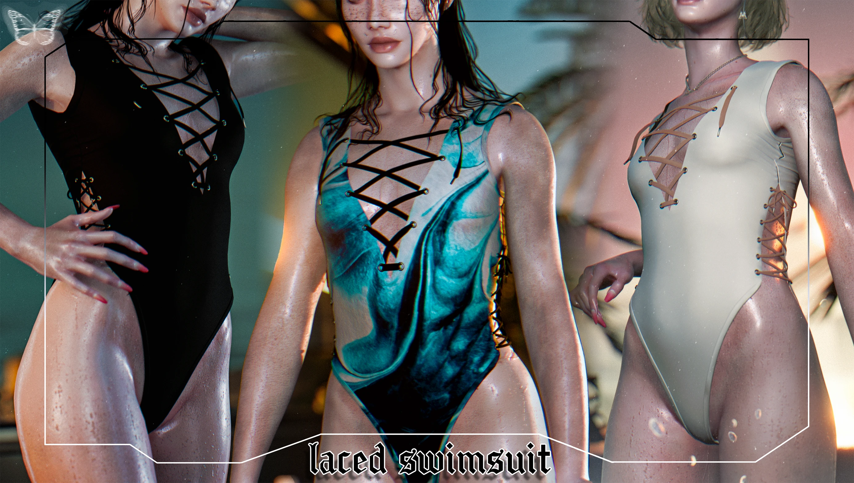 Axellysse - Laced Swimsuit