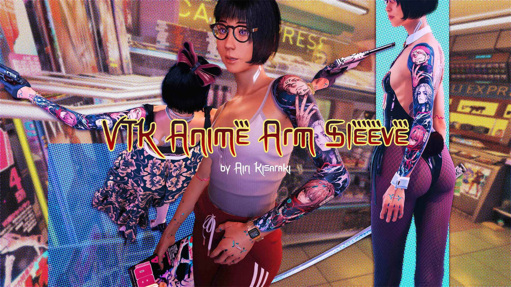动漫臂套 - VTK FemV