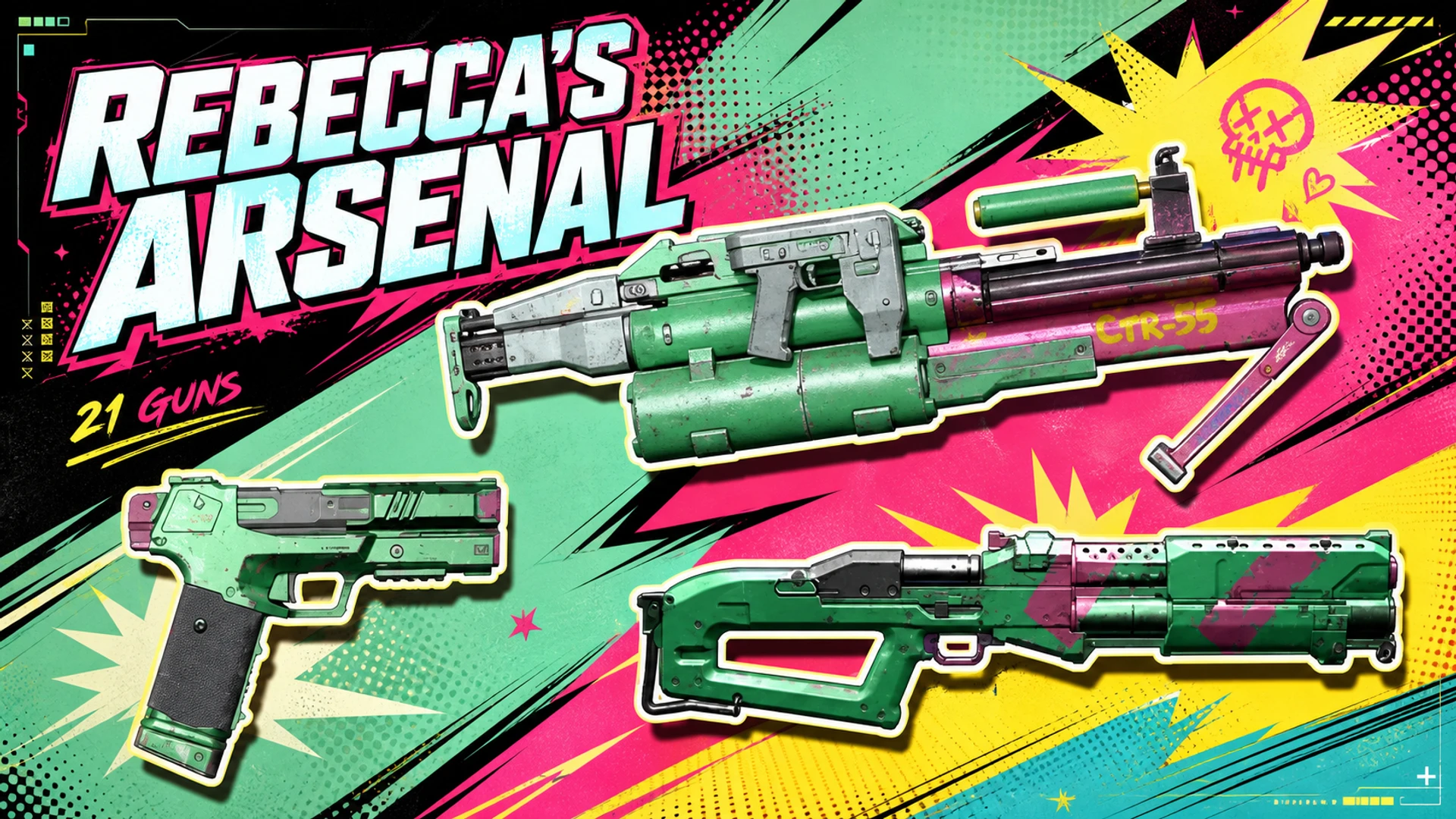 Rebecca的武器库 - 标志性武器