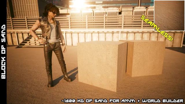 Block of Sand - AMM 及世界构建器道具