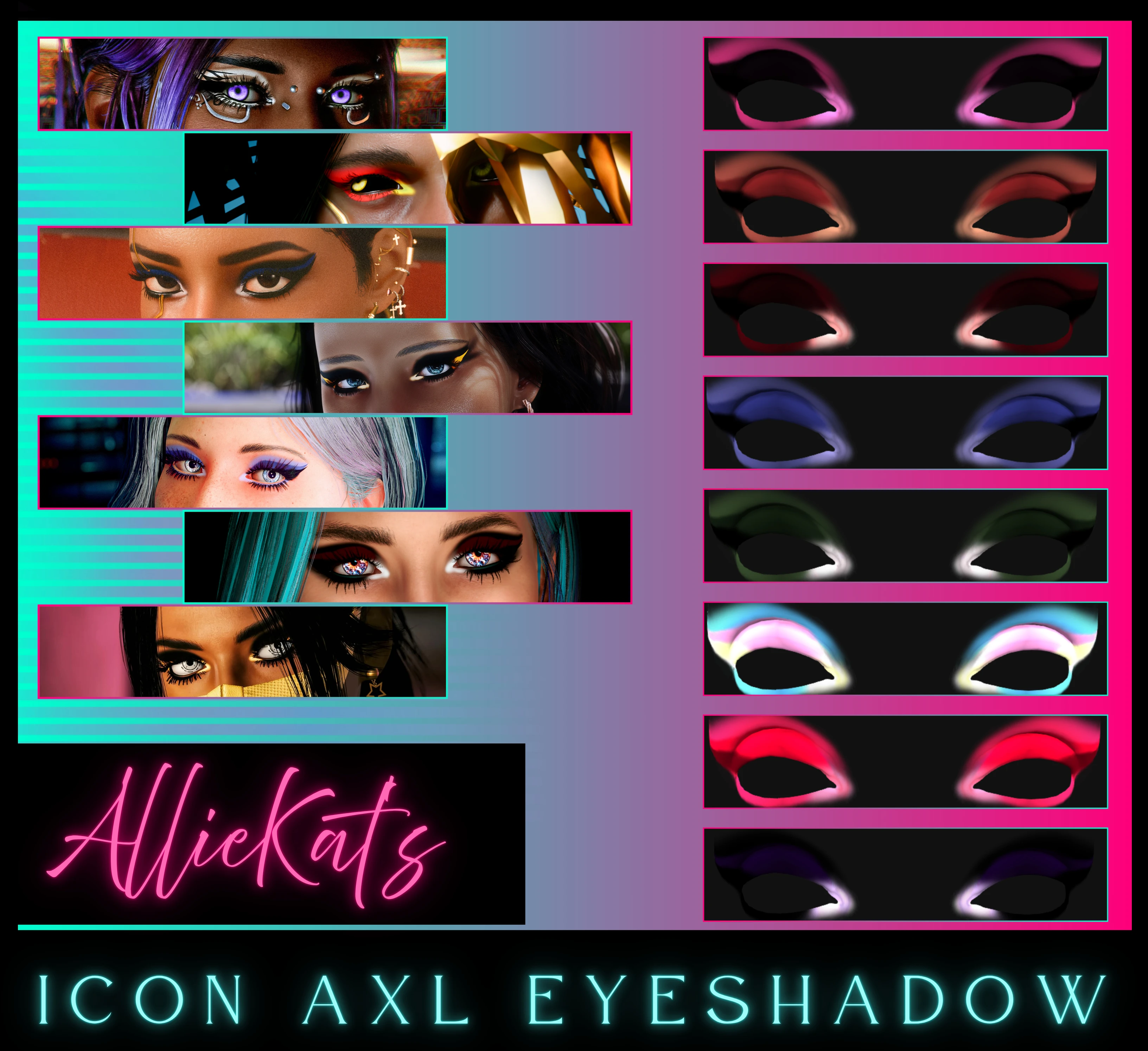 Alliekat的Icon AXL眼影