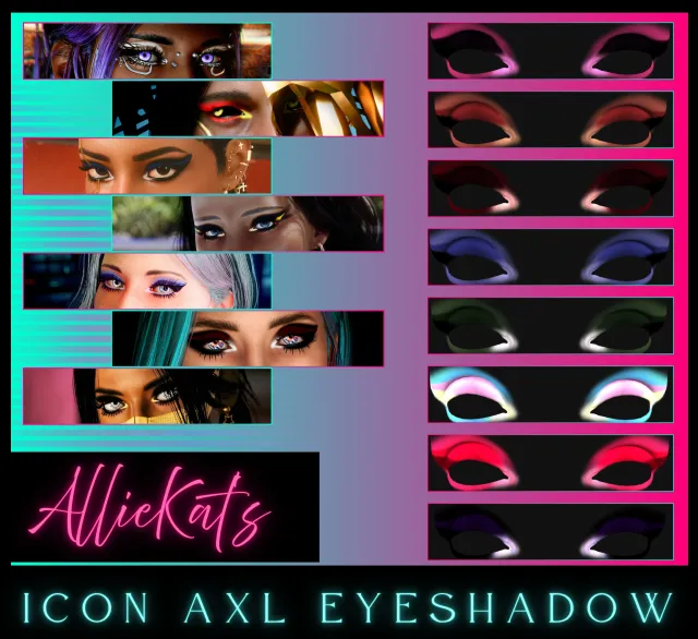 Alliekat的Icon AXL眼影
