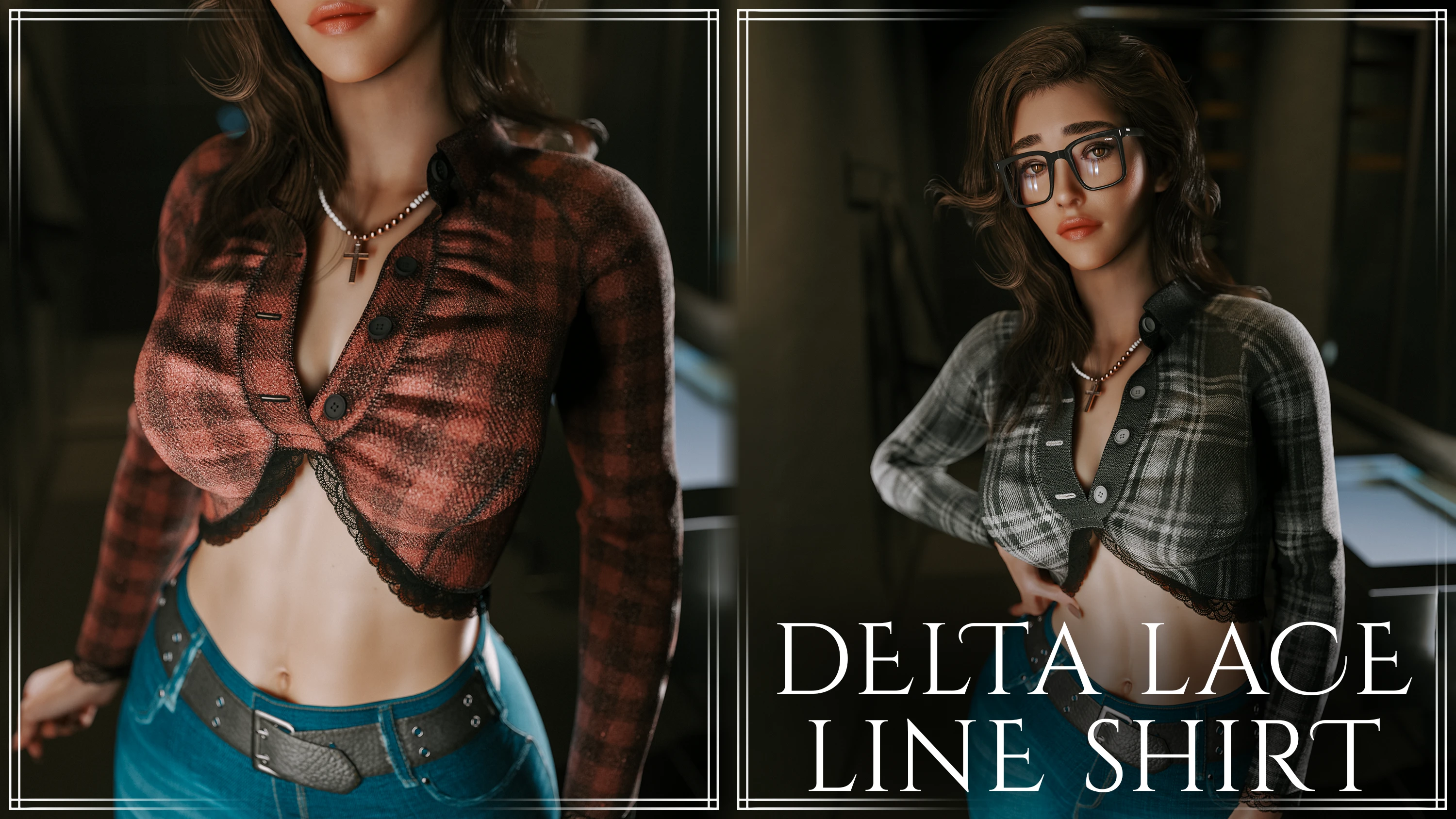 Nola Dreamer的Delta蕾丝边衬衫 - 档案XL
