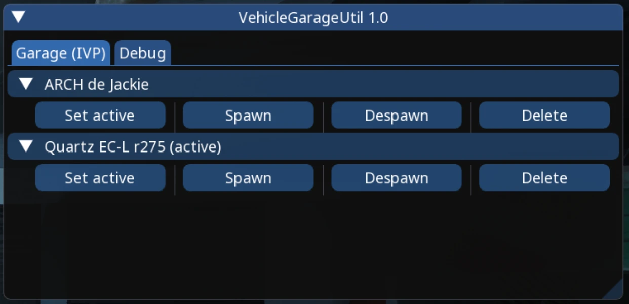 VehicleGarageUtil