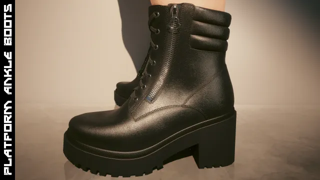 Platform Ankle Boots - Both V - ArchiveXL