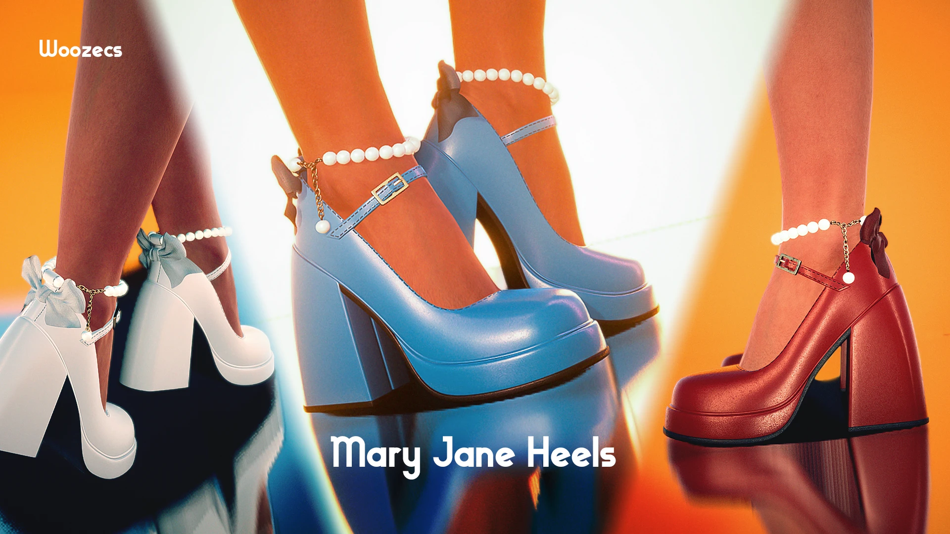 Mary Jane 高跟鞋 - 档案 XL