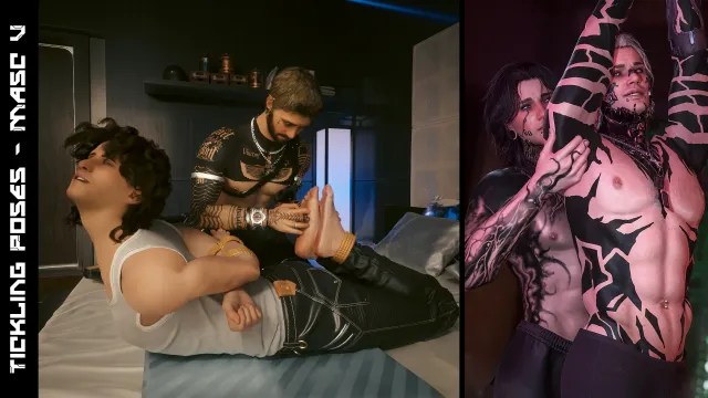 Tickling Poses - MascV