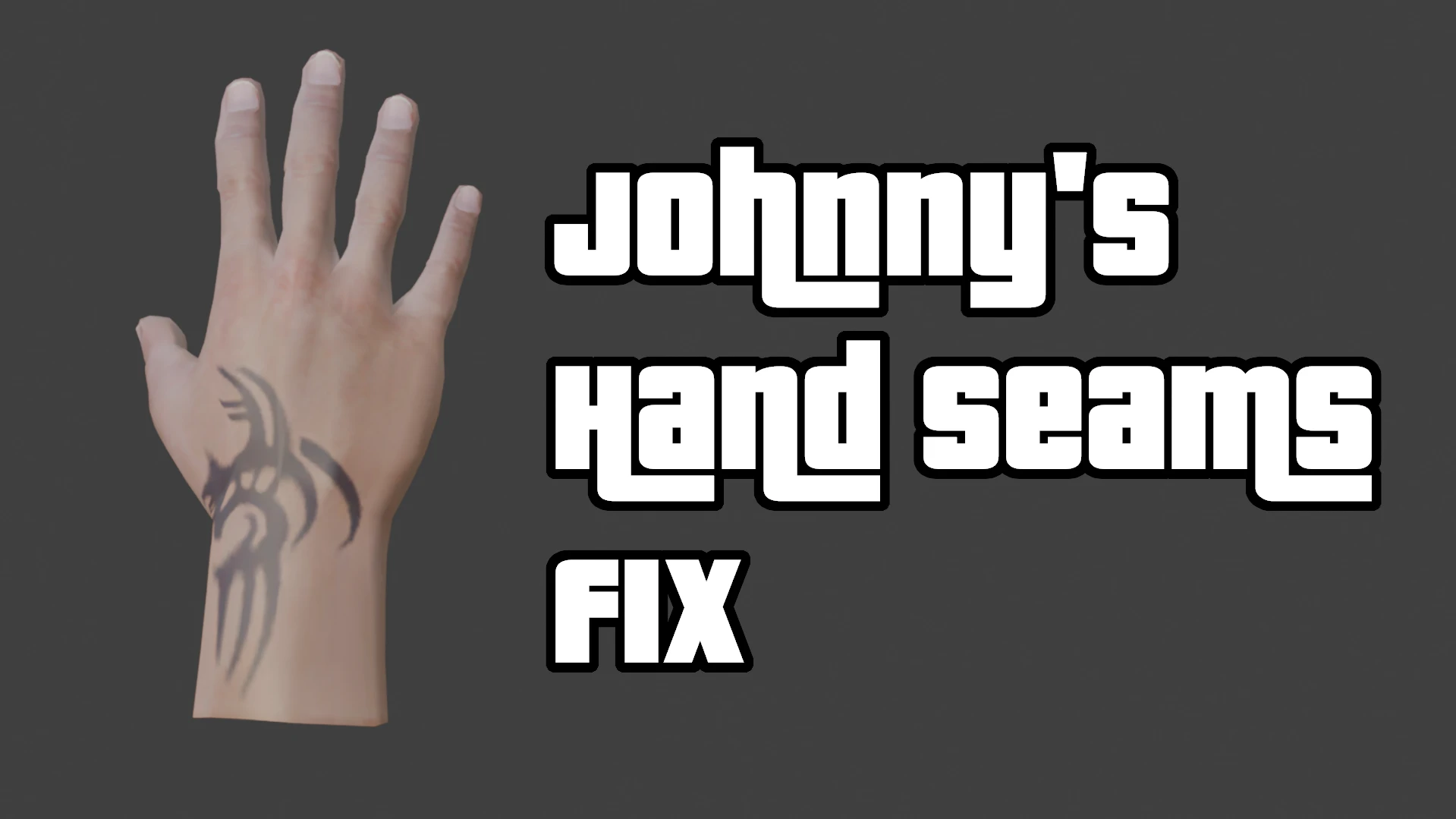 Johnny的手工接缝修复