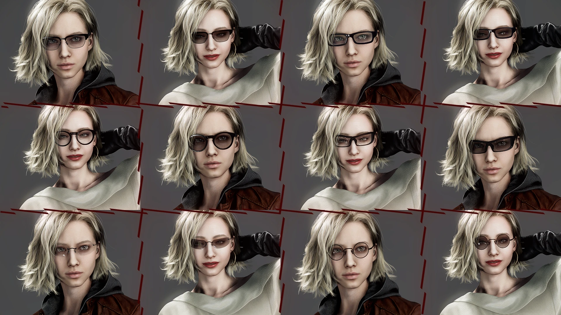 RE4R 里昂眼镜包,适用于 Grace