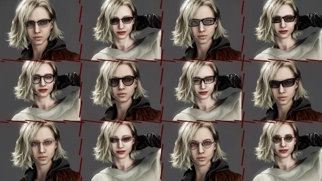 RE4R 里昂眼镜包,适用于 Grace