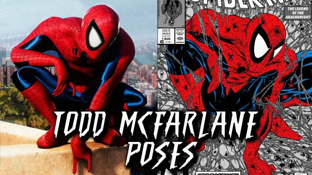 受Todd McFarlane启发的拍照模式姿势