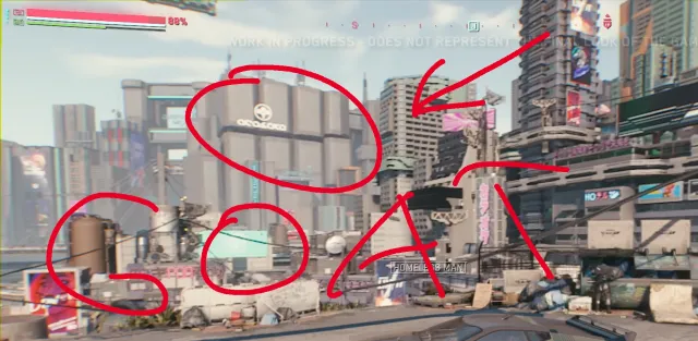 E3 荒坂集团白色标识