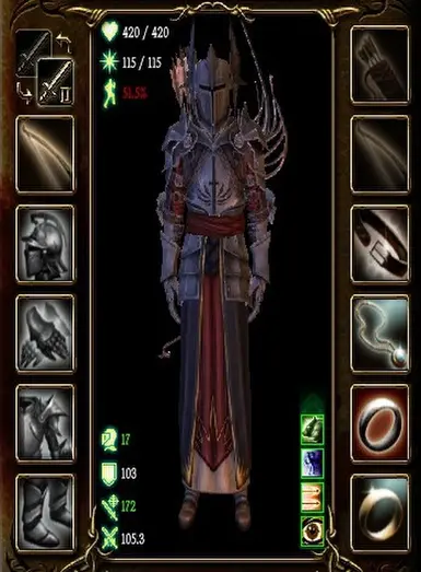DA2 圣殿武士护甲的精灵模型