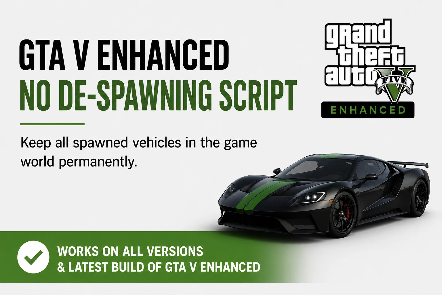 GTA V增强版 - 所有DLC载具不会消失脚本