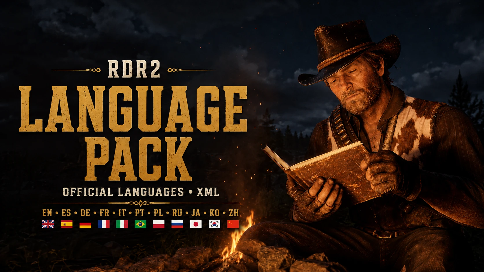 RDR2 官方语言 XML 包