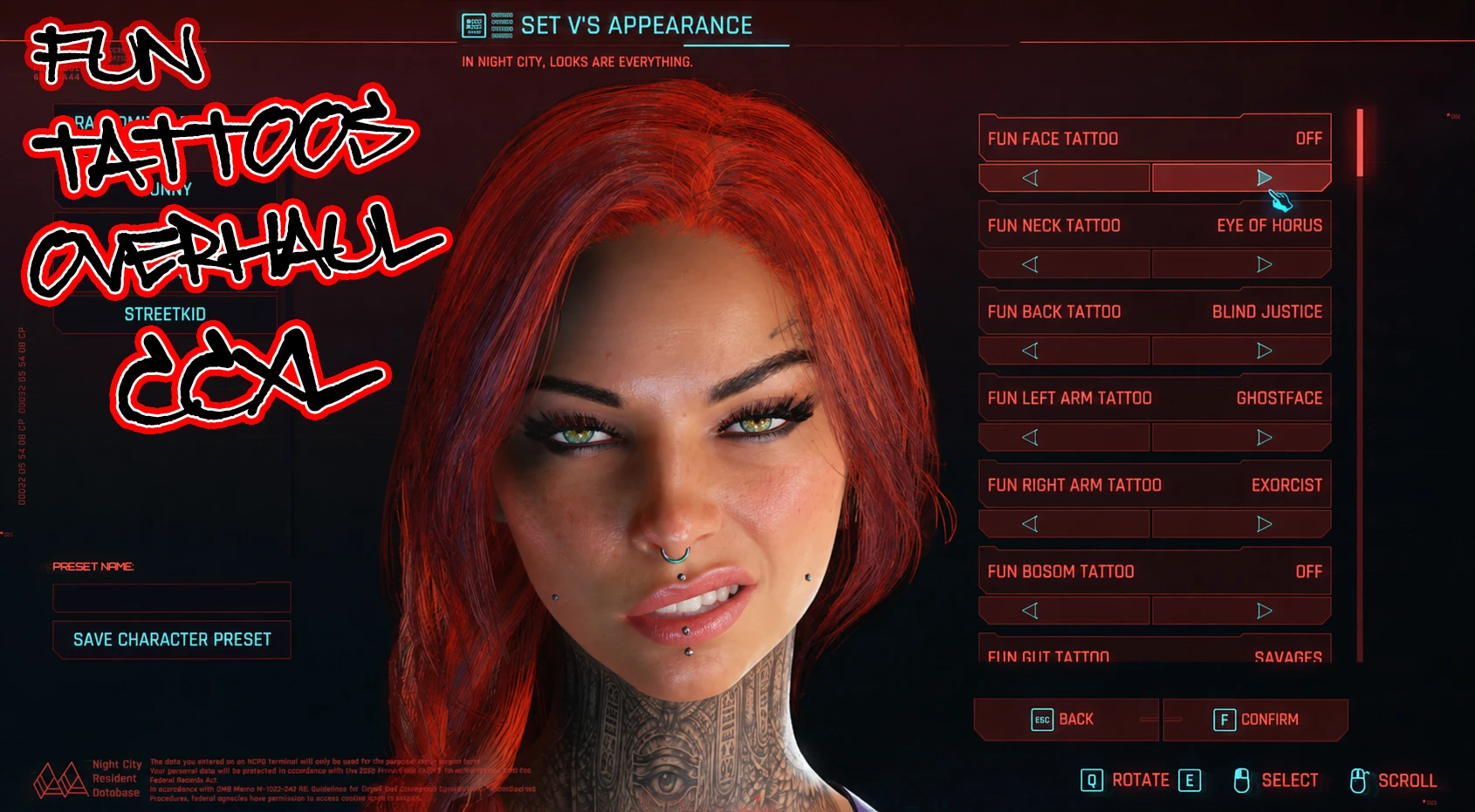 Fun Tattoos Overhaul VTK CCXL - Fem V