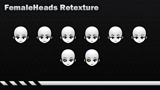 FemaleHeads Retexture (Redux)