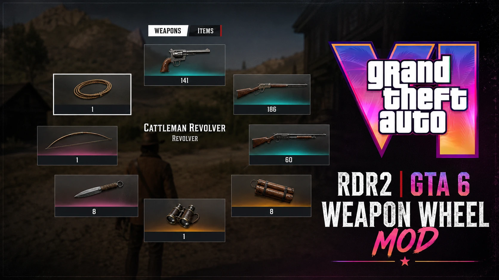 GTA 6 武器转盘