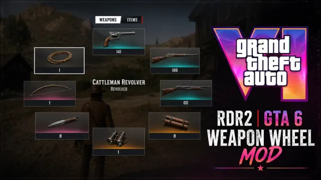 GTA 6 武器转盘