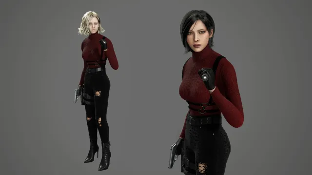 为Grace Ashcroft定制Ada Wong服装
