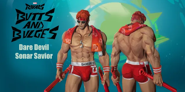 Butts and Bulges with physics - Daredevil Sonar Savior