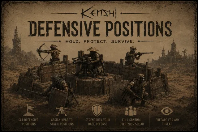 Kenshi 防御阵型