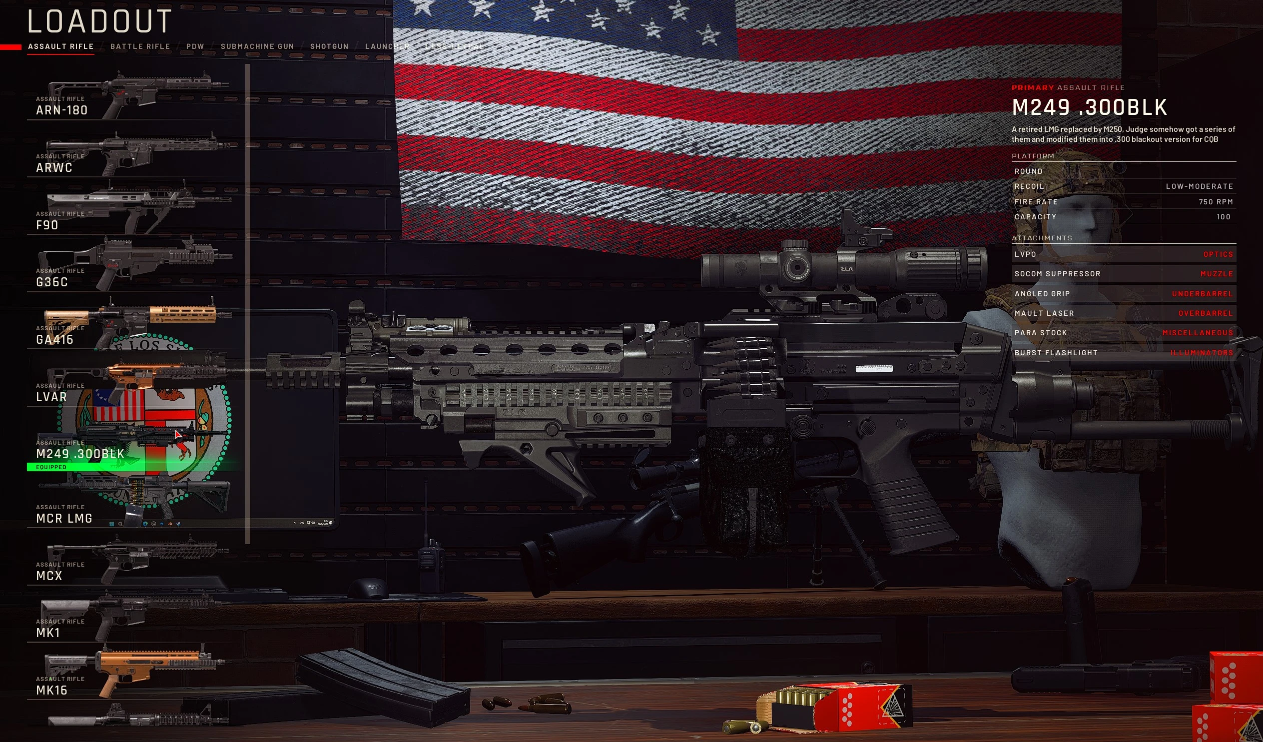 M249 .300blk