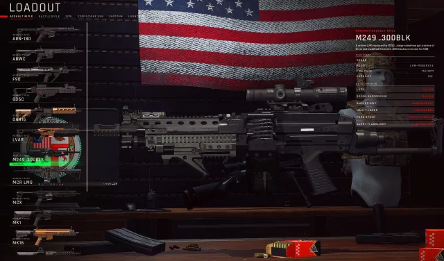 M249 .300blk