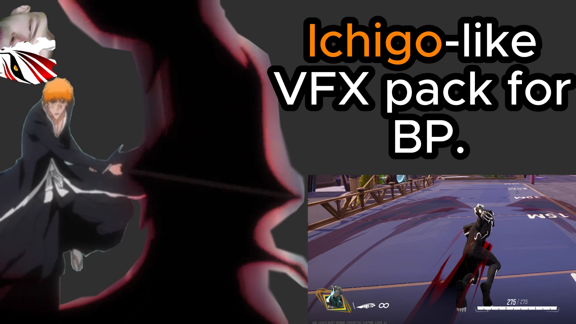 Black and red VFX pack for BP (S9.5 BETA BLACK CLAWS)