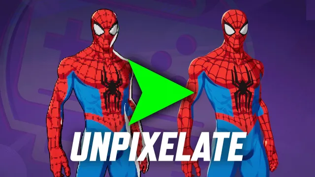 UNpixelate - 移除漫威宇宙入侵皮肤中的像素