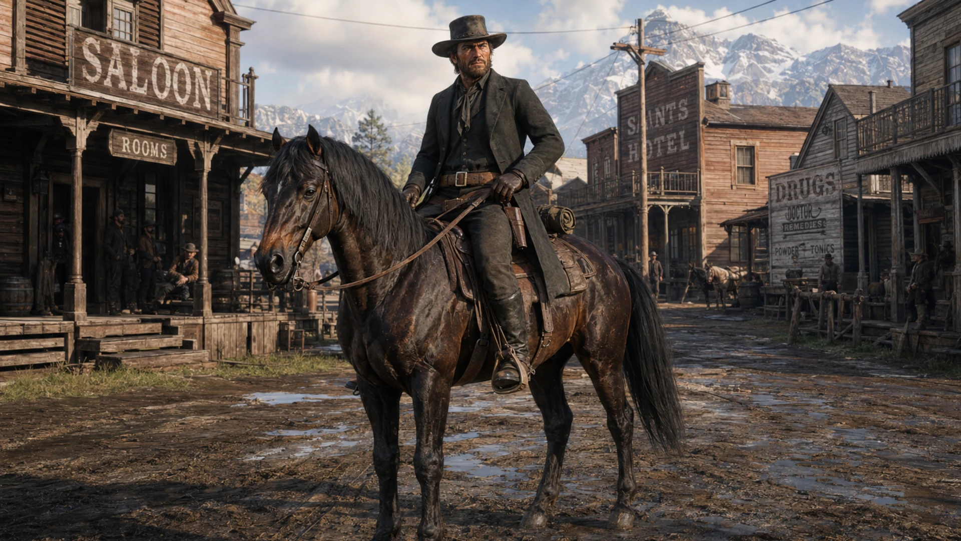 RDR 2 艺术加载界面图片