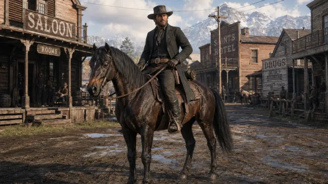 RDR 2 艺术加载界面图片