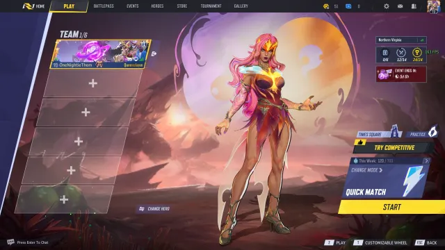 Phoenix Chaos Scarlet Witch Retexture-Sunset Phoenix Chaos