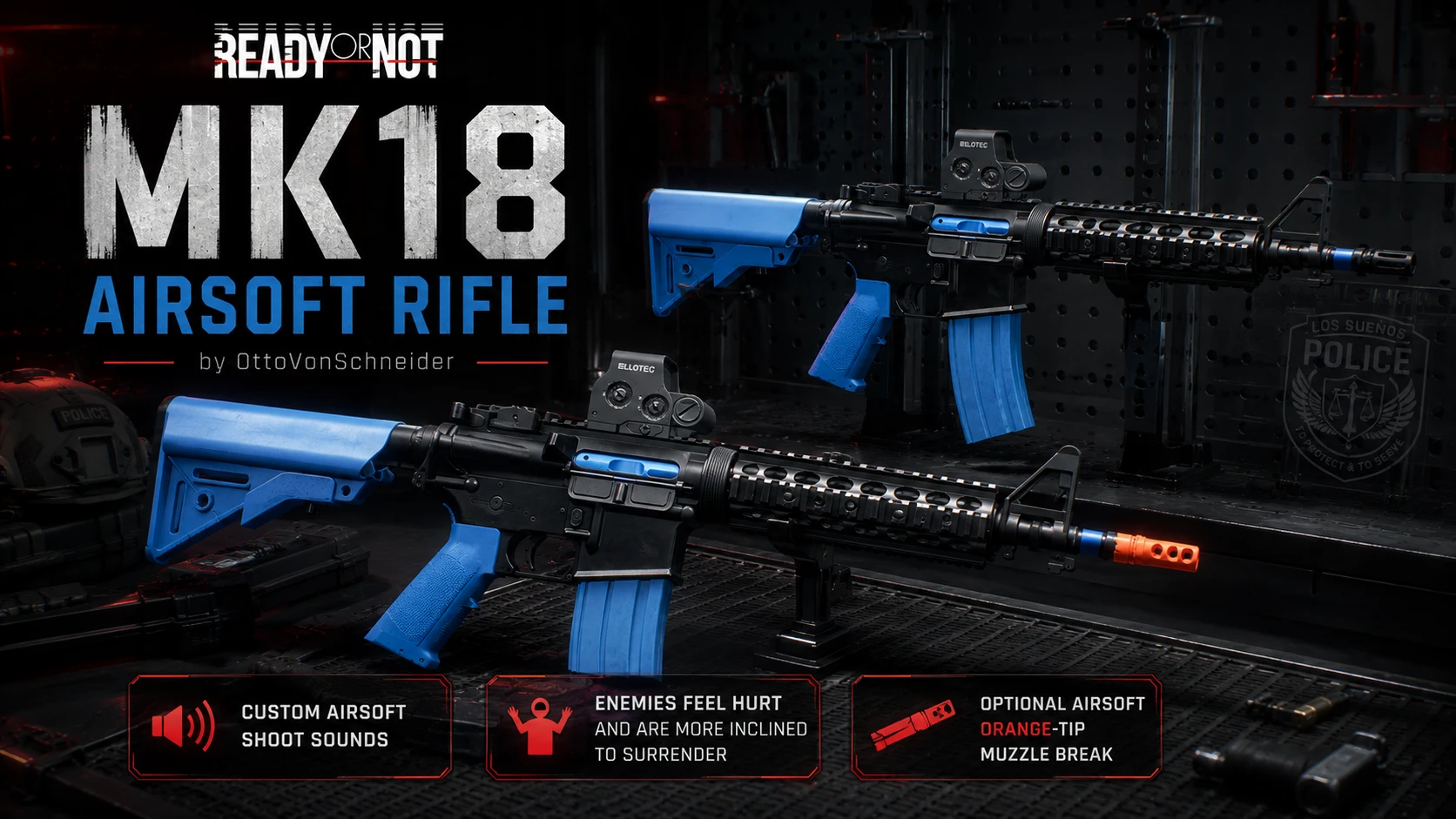 MK18 空气软枪(低致命性)