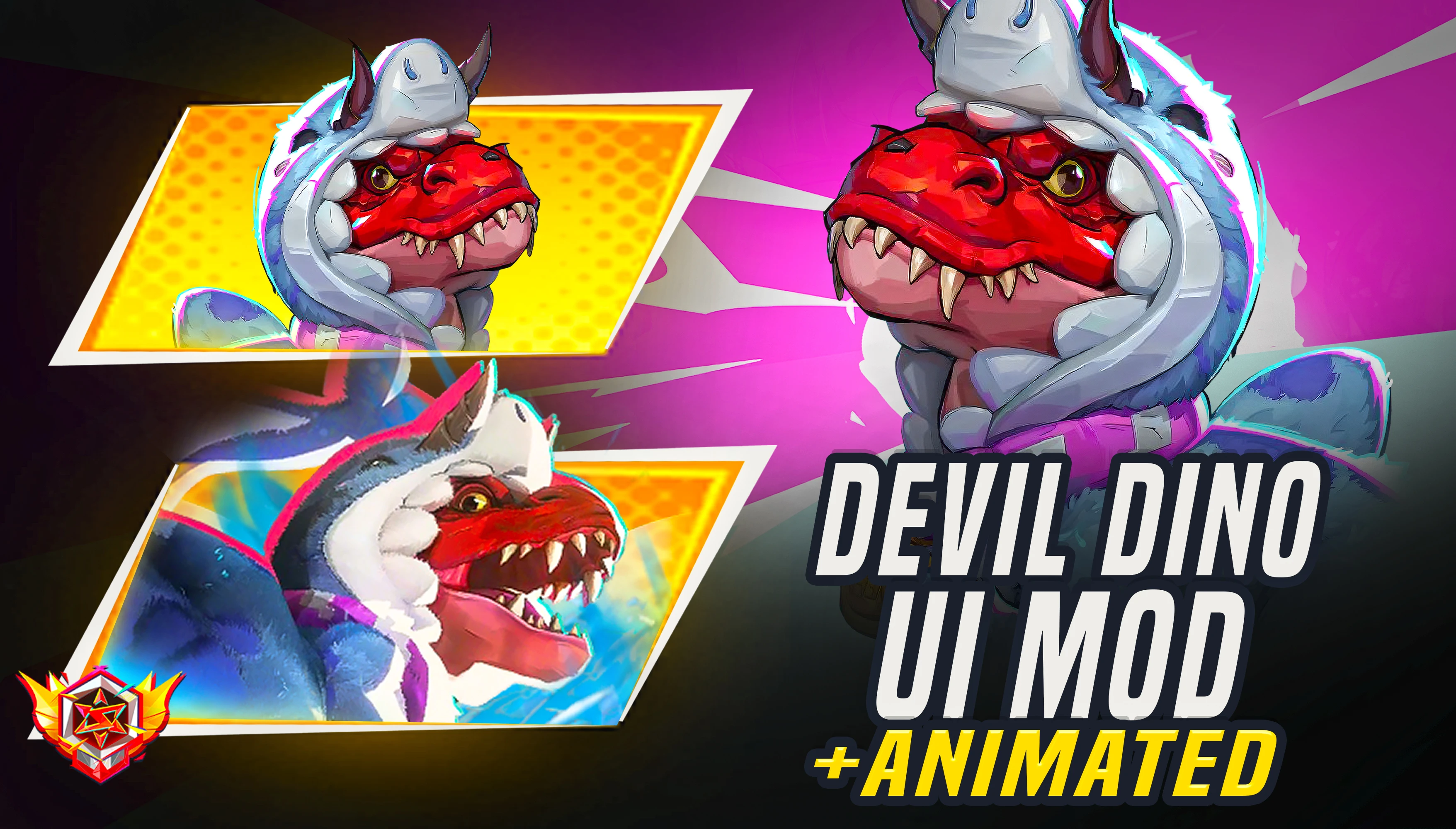 DEVIL DINO 恐龙杰夫 UI（含动画领主）