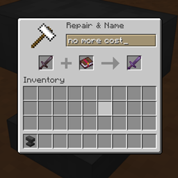 No More Anvil XP Costs