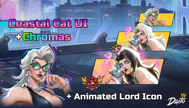 Coastal Cat UI (含动画贵族图标)
