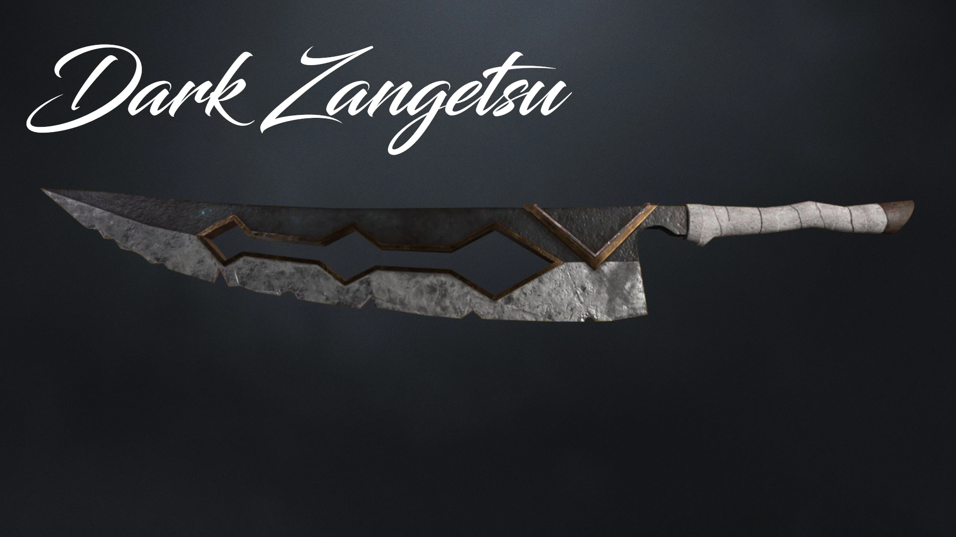 Dark Zangetsu (Two Handed Sword)