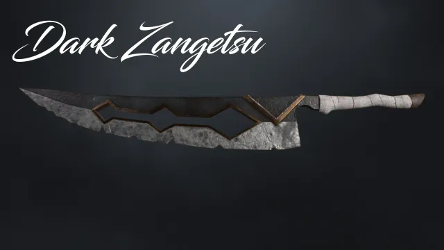 Dark Zangetsu (Two Handed Sword)