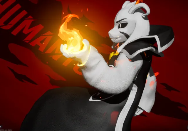 Asriel Dreemur vs 人类火炬(Undertale)