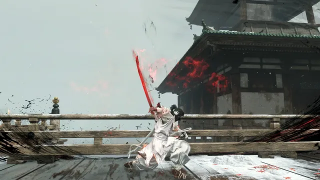 White Mortal Blade and Open Gate Scabbard